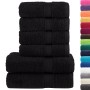 Juego de toallas premium SOLUND 6 unidades negro 600 gsm de , Toallas - Ref: Foro24-137565, Precio: 58,98 €, Descuento: %