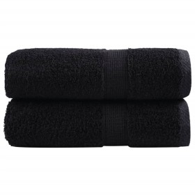 Comprar Toallas de invitados SOLUND 2 uds negro