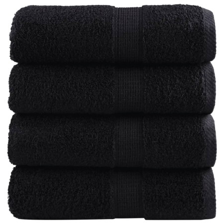 Toallas SOLUND 4 unidades negro 30x30 cm 600 gsm de , Toallas - Ref: Foro24-137420, Precio: 14,83 €, Descuento: %