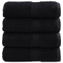 Toallas SOLUND 4 unidades negro 30x30 cm 600 gsm de , Toallas - Ref: Foro24-137420, Precio: 14,83 €, Descuento: %