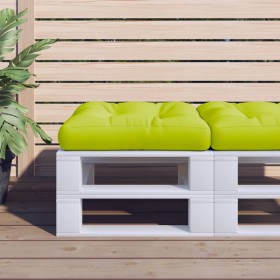 Cojín para sofá de palets de tela verde claro 58x58x10 cm de , Cojines para sillas y sofás - Ref: Foro24-360911, Precio: 25,3...
