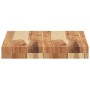 Estante flotante 2 uds madera acacia acabado aceite 40x30x4 cm en Estanterías | Comprar online en Foru.es