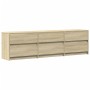 Mueble de TV LED madera de ingeniería roble Sonoma 180x34x50 cm de , Muebles TV - Ref: Foro24-3307928, Precio: 163,56 €, Desc...