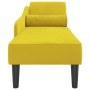 Sofá diván con cojines terciopelo amarillo de , Divanes - Ref: Foro24-4007594, Precio: 157,61 €, Descuento: -5%%