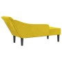 Sofá diván con cojines terciopelo amarillo de , Divanes - Ref: Foro24-4007594, Precio: 157,61 €, Descuento: -5%%