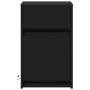 Mesita de noche con luces LED madera de ingeniería negra de , Mesitas de noche - Ref: Foro24-852000, Precio: 66,15 €, Descuen...