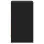 Mesita de noche con luces LED madera de ingeniería negra de , Mesitas de noche - Ref: Foro24-852000, Precio: 66,15 €, Descuen...