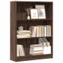 Estantería de madera de ingeniería marrón roble 80x24x109 cm | Foro24.es | Tu tienda online para hogar, jardín y más Foro24.es