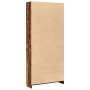 Estantería madera de ingeniería color envejecido 80x24x176 cm de , Librerías y estanterías - Ref: Foro24-857860, Precio: 79,2...