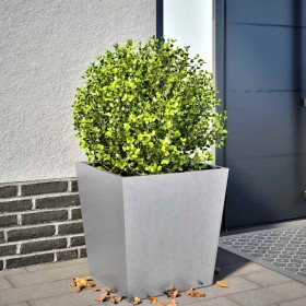 Jardinera de acero galvanizado 50x50x50 cm de , Maceteros y jardineras - Ref: Foro24-851076, Precio: 45,76 €, Descuento: %