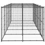 Perrera de exterior de acero 12,1 m² de vidaXL, Casetas y cercados para perros - Ref: Foro24-3082263, Precio: 776,14 €, Descu...