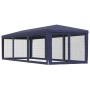 Carpa para fiestas con 8 paredes de malla HDPE azul 3x9 m de , Carpas y cenadores - Ref: Foro24-319242, Precio: 149,16 €, Des...