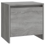 Mesita de noche madera de ingeniería gris Sonoma 45x34x44,5 cm de , Mesitas de noche - Ref: Foro24-813046, Precio: 36,07 €, D...