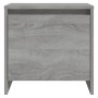 Mesita de noche madera de ingeniería gris Sonoma 45x34x44,5 cm de , Mesitas de noche - Ref: Foro24-813046, Precio: 36,07 €, D...