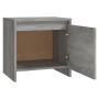 Mesita de noche madera de ingeniería gris Sonoma 45x34x44,5 cm de , Mesitas de noche - Ref: Foro24-813046, Precio: 36,07 €, D...