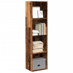 Estantería madera de ingeniería color envejecido 40x30x152 cm de , Librerías y estanterías - Ref: Foro24-857883, Precio: 59,7...