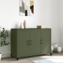 Aparador de acero verde oliva 100,5x39x72 cm de , Aparadores - Ref: Foro24-846684, Precio: 176,89 €, Descuento: %