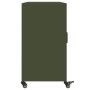 Aparador de acero verde oliva 100,5x39x72 cm de , Aparadores - Ref: Foro24-846684, Precio: 176,89 €, Descuento: %
