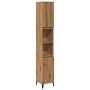 Armario de baño madera contrachapada roble artisan 30x30x190 cm de , Tocadores de baño - Ref: Foro24-857106, Precio: 111,32 €...