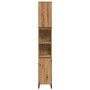 Armario de baño madera contrachapada roble artisan 30x30x190 cm de , Tocadores de baño - Ref: Foro24-857106, Precio: 111,32 €...