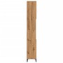Armario de baño madera contrachapada roble artisan 30x30x190 cm de , Tocadores de baño - Ref: Foro24-857106, Precio: 111,32 €...