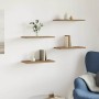 Estantes pared 4 ud madera ingeniería roble artisan 40x20x1,5cm de , Estanterías - Ref: Foro24-856292, Precio: 23,66 €, Descu...