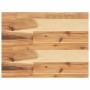 Estante flotante madera acacia maciza acabado aceite 60x30x4 cm en Estanterías | Comprar online en Foru.es