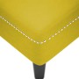 Tumbona con almohada y reposabrazo derecho terciopelo amarillo | Foro24.es | Tu tienda online para hogar, jardín y más Foro24.es