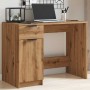 Escritorio de madera de ingeniería roble artisan 100x50x75 cm de , Escritorios - Ref: Foro24-856996, Precio: 107,41 €, Descue...