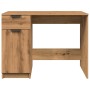 Escritorio de madera de ingeniería roble artisan 100x50x75 cm de , Escritorios - Ref: Foro24-856996, Precio: 107,41 €, Descue...