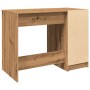 Escritorio de madera de ingeniería roble artisan 100x50x75 cm de , Escritorios - Ref: Foro24-856996, Precio: 107,41 €, Descue...