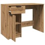 Escritorio de madera de ingeniería roble artisan 100x50x75 cm de , Escritorios - Ref: Foro24-856996, Precio: 107,41 €, Descue...