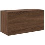 Mueble de pared baño madera ingeniería roble marrón 60x25x30cm de , Tocadores de baño - Ref: Foro24-860064, Precio: 44,27 €, ...