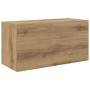 Mueble de pared baño madera ingeniería roble artisan 60x25x30cm de , Tocadores de baño - Ref: Foro24-860066, Precio: 44,98 €,...