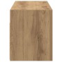 Mueble de pared baño madera ingeniería roble artisan 60x25x30cm de , Tocadores de baño - Ref: Foro24-860066, Precio: 44,98 €,...