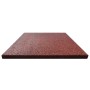 Losetas de goma protección de caídas 12 unidades 50x50x3cm rojo en Materiales de construcción | Comprar online en Foru.es