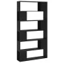 Estantería divisor de espacios negro 100x24x188 cm de vidaXL, Librerías y estanterías - Ref: Foro24-3082072, Precio: 108,85 €...