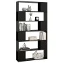 Estantería divisor de espacios negro 100x24x188 cm de vidaXL, Librerías y estanterías - Ref: Foro24-3082072, Precio: 108,85 €...