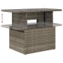 Set sofás jardín y cojines 7 pzas ratán sintético acacia negro de , Conjuntos de jardín - Ref: Foro24-3326332, Precio: 558,43...