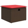 Set sofás jardín y cojines 7 pzas ratán sintético acacia negro | Foro24.es | Tu tienda online para hogar, jardín y más Foro24.es