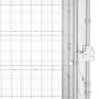 Perrera de exterior de acero galvanizado con techo 21,78 m² de vidaXL, Casetas y cercados para perros - Ref: Foro24-3082278, ...