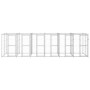 Perrera de exterior de acero galvanizado 14,52 m² de vidaXL, Casetas y cercados para perros - Ref: Foro24-3082286, Precio: 91...