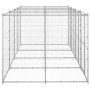 Perrera de exterior de acero galvanizado 9,68 m² de vidaXL, Casetas y cercados para perros - Ref: Foro24-3082284, Precio: 623...