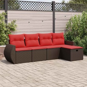 Comprar Set comedor de jardín 5 piezas y cojines