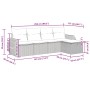 Set comedor de jardín 5 piezas y cojines ratán sintético marrón | Foro24.es | Tu tienda online para hogar, jardín y más Foro24.es