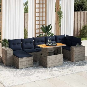 Comprar Set de sofás de jardín y cojines 8 piezas