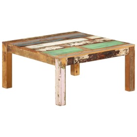 Mesa de centro de madera maciza reciclada 80x80x40 cm de vidaXL, Mesas de centro - Ref: Foro24-338030, Precio: 140,31 €, Desc...
