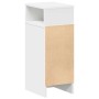 Mesillas de noche 2 uds con cajón blanco 25x31x66 cm de , Mesitas de noche - Ref: Foro24-858615, Precio: 80,11 €, Descuento: %