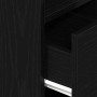 Mesillas de noche 2 uds con cajón negro 25x31x66 cm de , Mesitas de noche - Ref: Foro24-858617, Precio: 90,58 €, Descuento: %