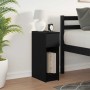 Mesilla de noche con cajón roble negro 20x36x60 cm de , Mesitas de noche - Ref: Foro24-858697, Precio: 50,66 €, Descuento: %
